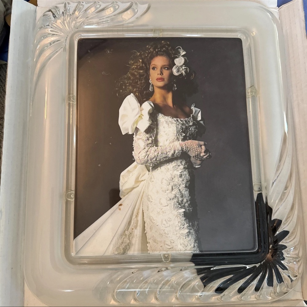 80’s Vintage Photo Frame Mikasa Crystal